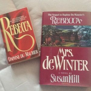 “Rebecca”  and the sequel, “Mrs. deWinter”